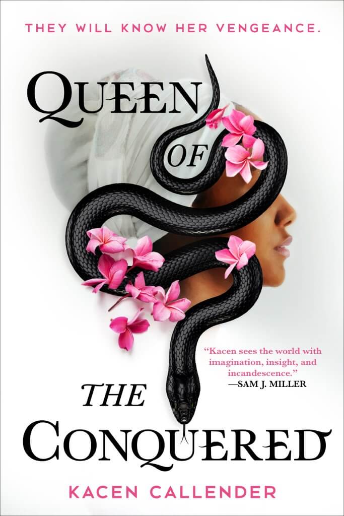 Book cover of Queen of the Conquered by Kacen Callender, dark Caribbean-inspired fantasy.