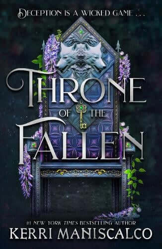 Throne of the Fallen cover – dark fantasy romance with sinful temptation and forbidden desires